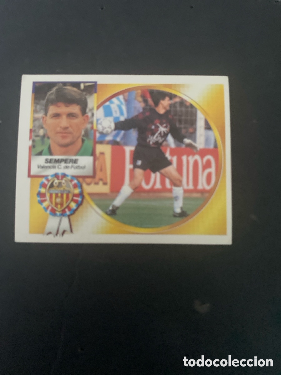 Cromos de f&uacute;tbol: Cromo liga 94/95 Valencia nunca pegado