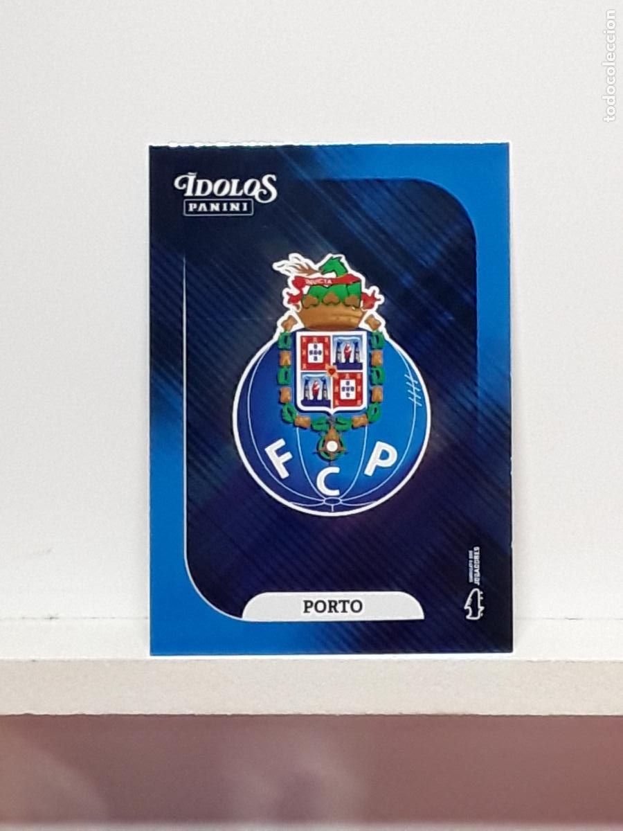 Cromos de f&uacute;tbol: PORTUGUES 2025 2026 IDOLOS 25 26 CROMO PANINI FUTEBOL N 37 PORTO ESCUDO LOGO