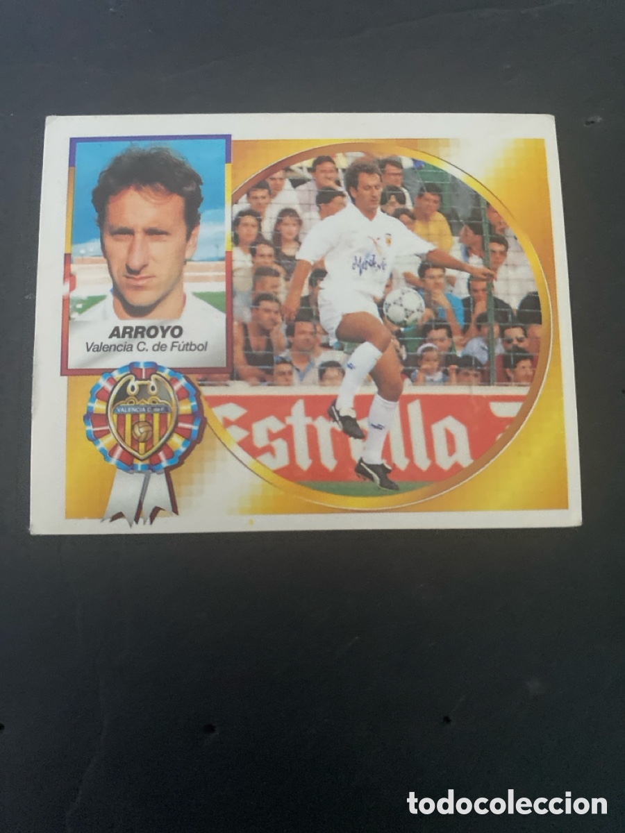 Cromos de f&uacute;tbol: Cromo liga 94/95 Valencia nunca pegado