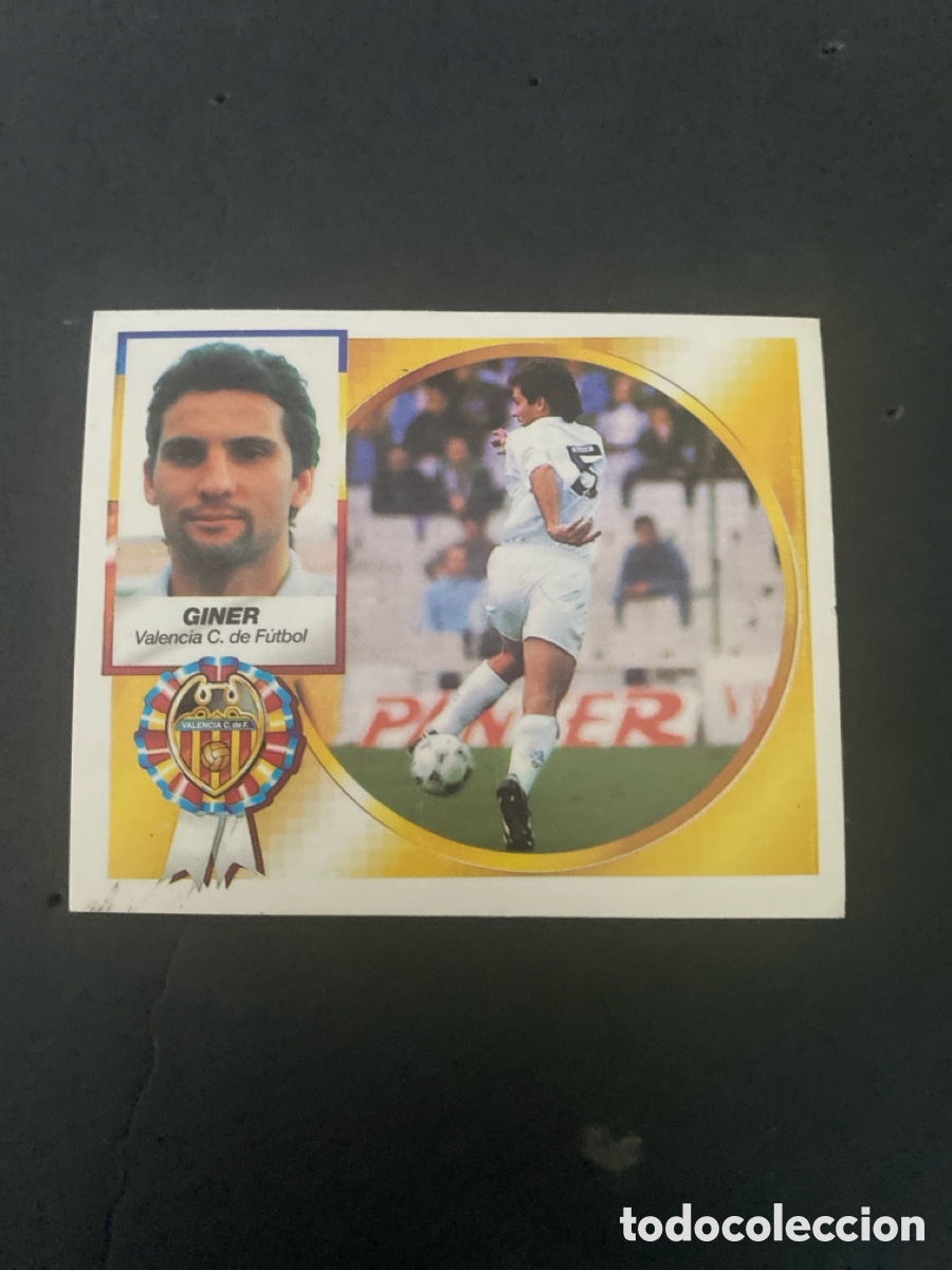 Cromos de f&uacute;tbol: Cromo liga 94/95 Valencia nunca pegado