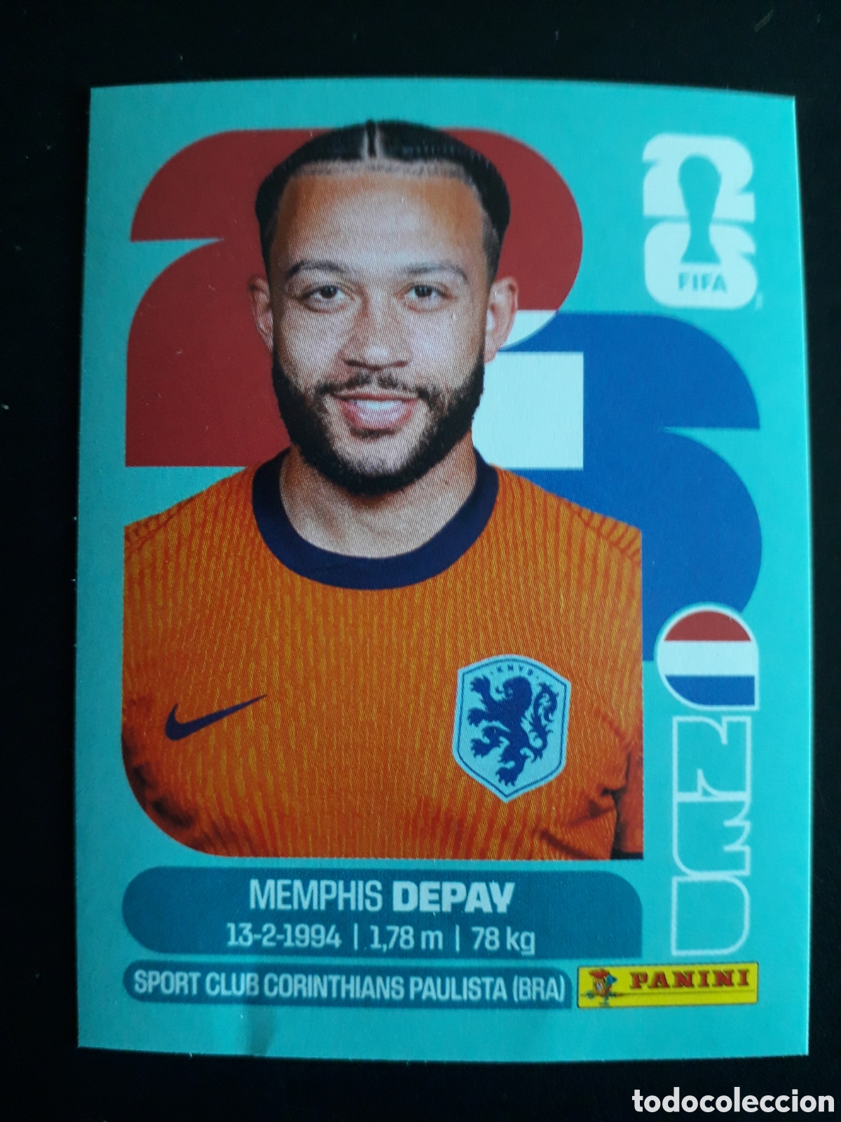 Cromos de f&uacute;tbol: DEPAY HOLANDA/PA&Iacute;SES BAJOS NED 17 MUNDIAL F&Uacute;TBOL 2026 FIFA WORLD CUP PANINI SIN PEG PEDIDO M&Iacute;NIMO 3&euro;