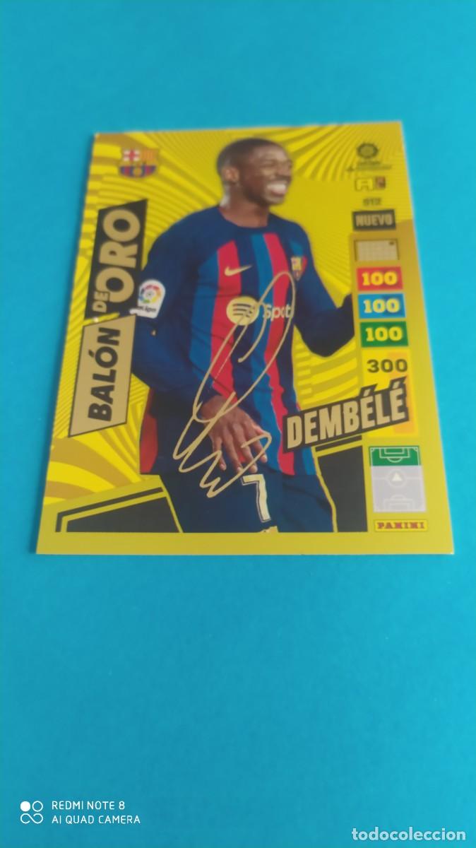 Figurine di Calcio: BARCELONA DEMBELE BALON DE ORO ADRENALYN 2022 2023 N1