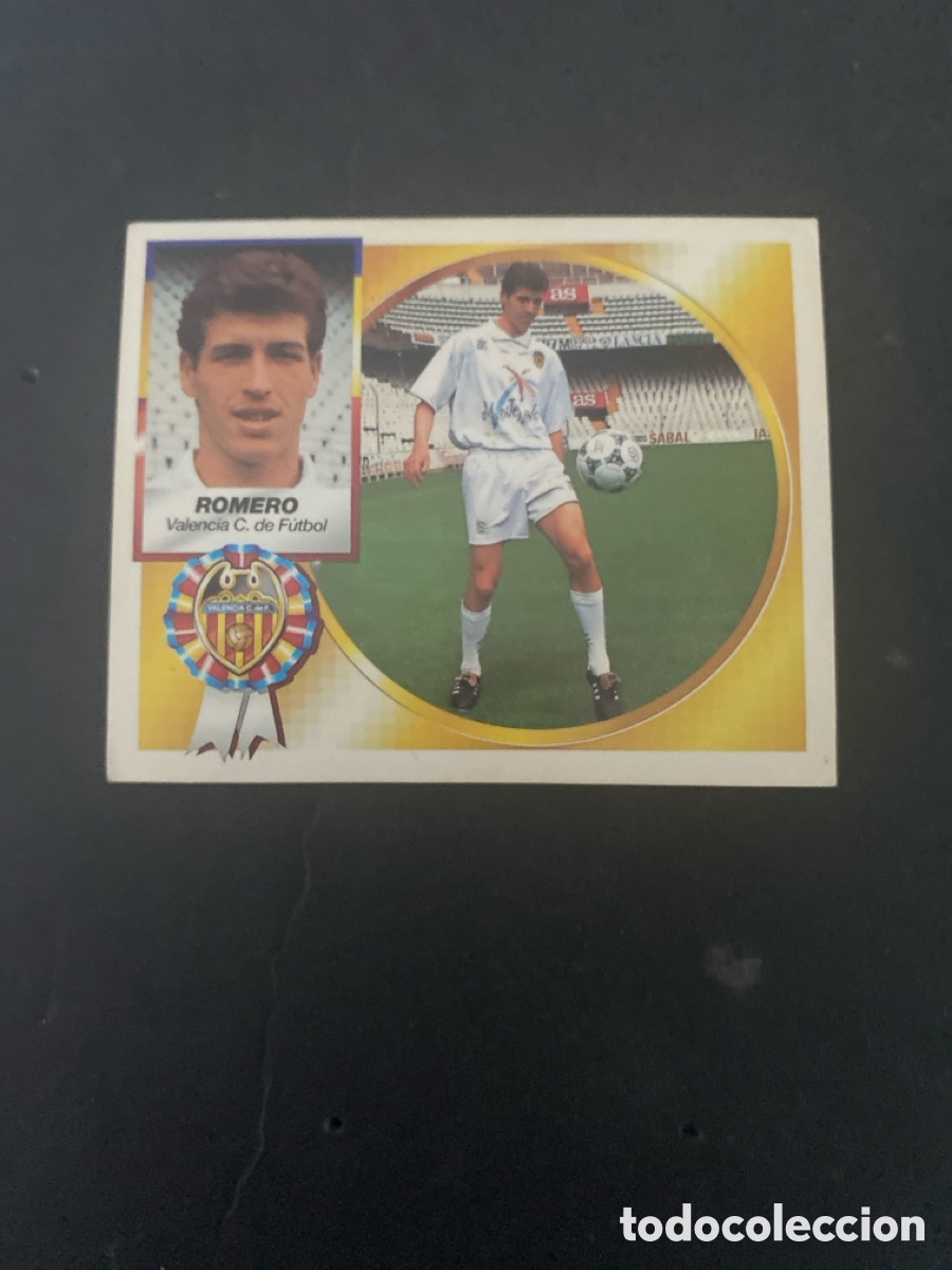 Cromos de f&uacute;tbol: Cromo liga 94/95 Valencia nunca pegado