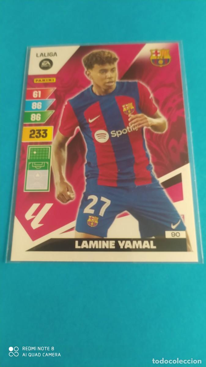 Cromos de Futebol: BARCELONA 90 LAMINE YAMAL ADRENALYN 2023 2024 N1