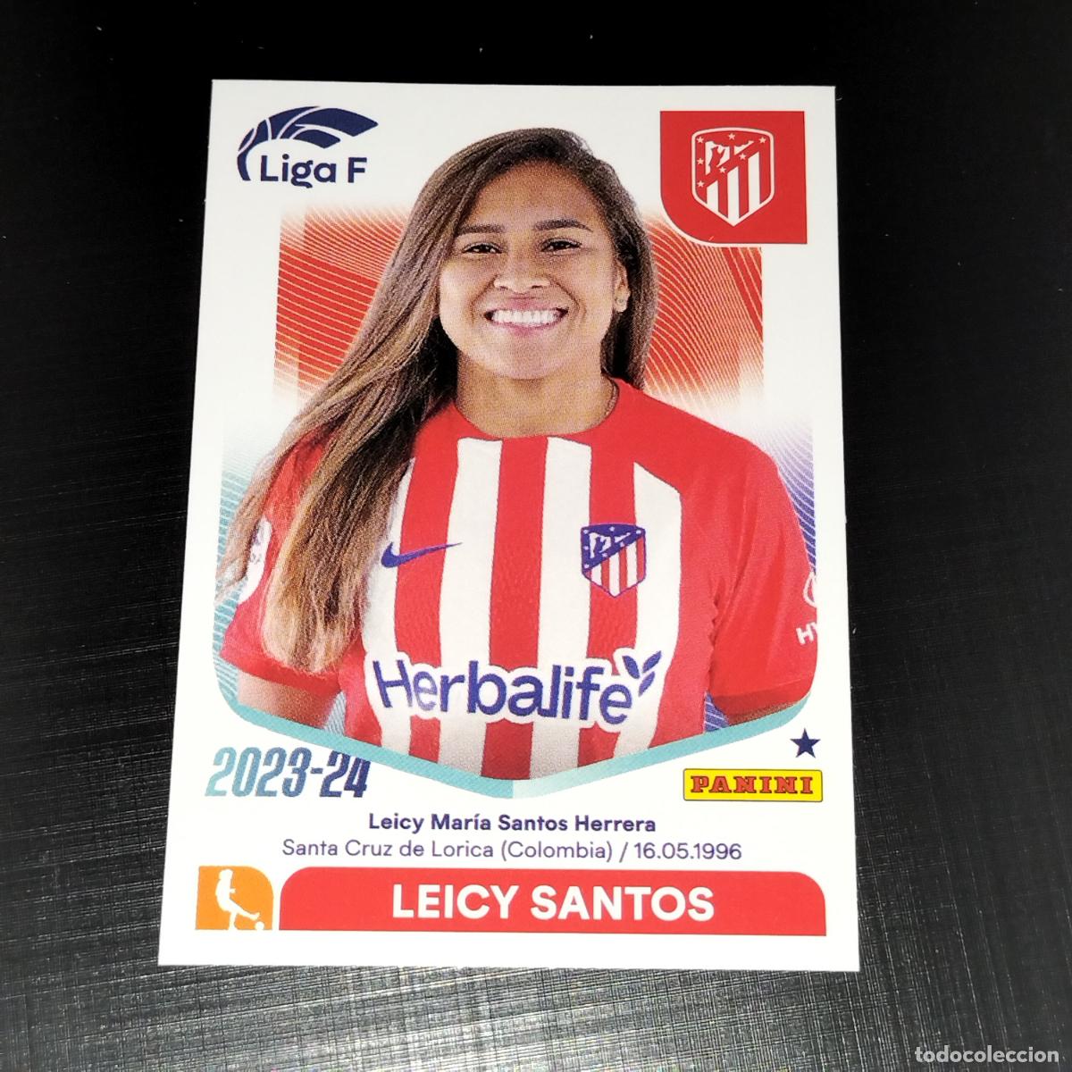 Cromos de Futebol: N&ordm; 32 LEICY SANTOS AT ATLETICO DE MADRID CROMOS LIGA F FEMENINA PANINI 2023 2024 23 24