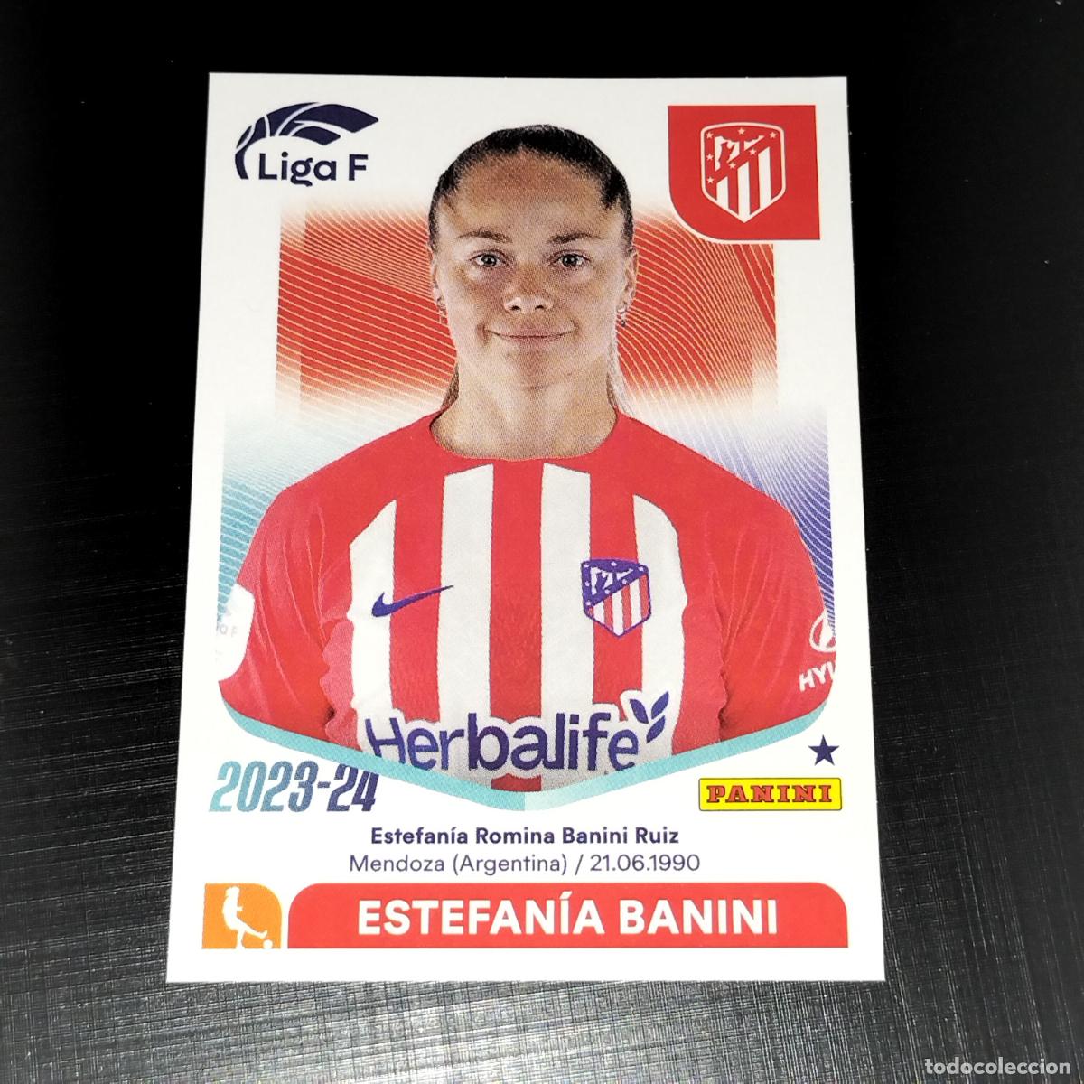 Cromos de Futebol: N&ordm; 34 ESTEFANIA BANINI AT ATLETICO DE MADRID CROMOS LIGA F FEMENINA PANINI 2023 2024 23 24