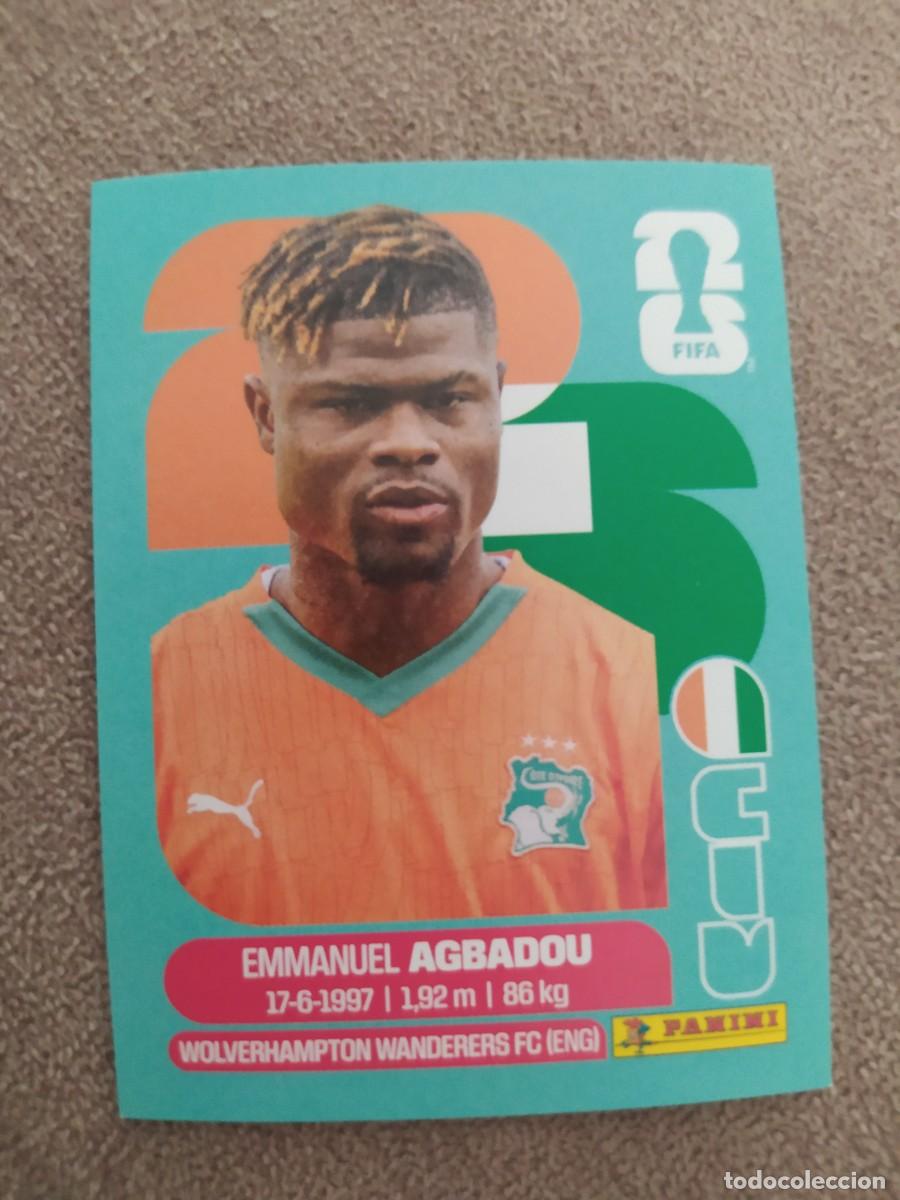 Cromos de f&uacute;tbol: CIV 08 Emmanuel AGBADOU 8 Costa de Marfil mundial 2026 panini