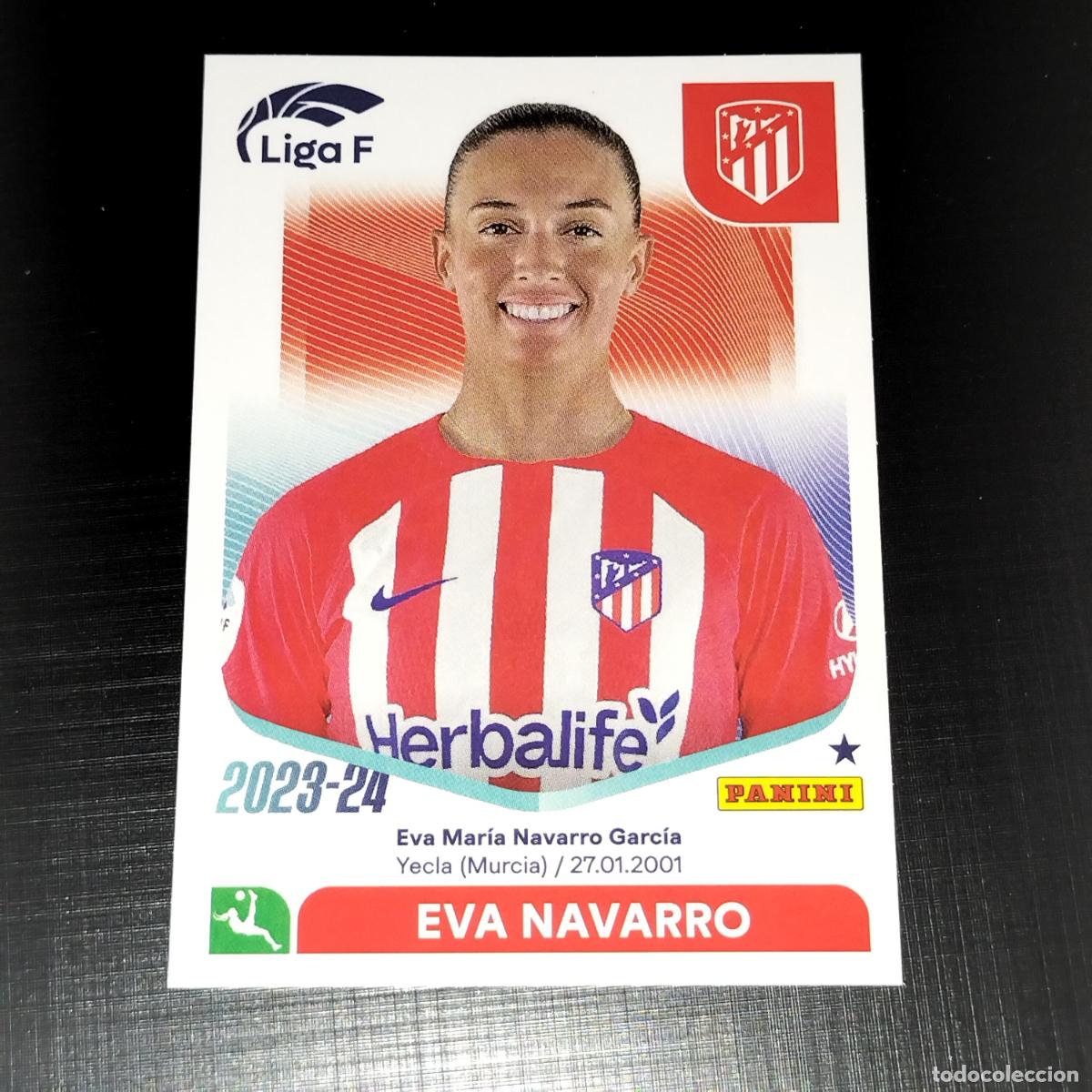 Cromos de f&uacute;tbol: N&ordm; 38 EVA NAVARRO AT ATLETICO DE MADRID CROMOS LIGA F FEMENINA PANINI 2023 2024 23 24