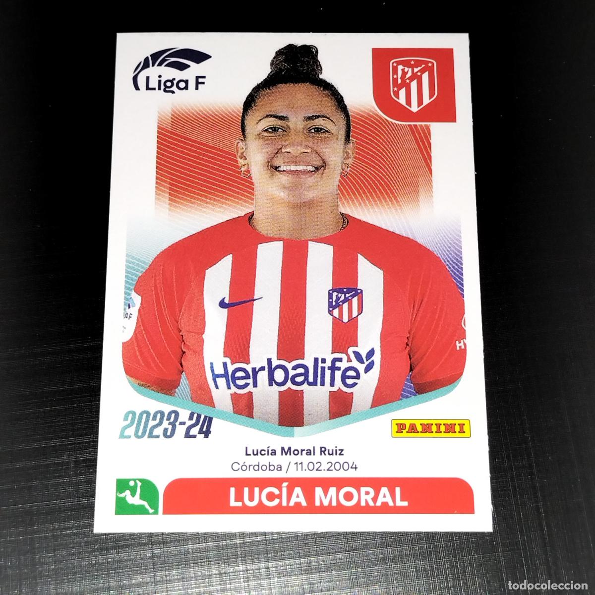Cromos de f&uacute;tbol: N&ordm; 40 LUCIA MORAL AT ATLETICO DE MADRID CROMOS LIGA F FEMENINA PANINI 2023 2024 23 24