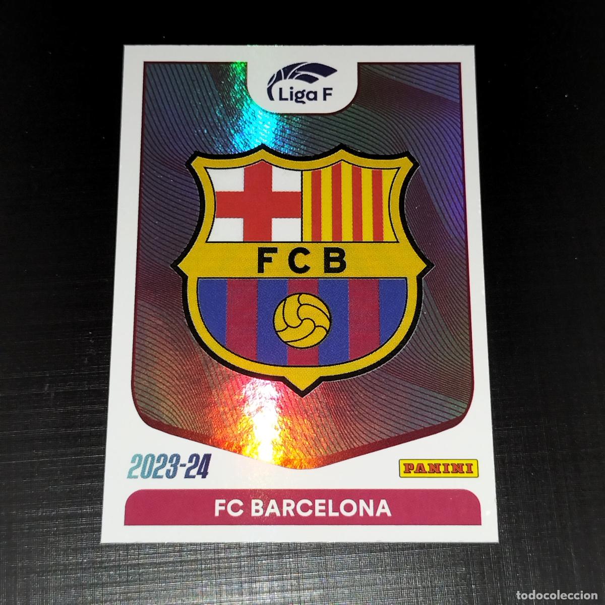 Cromos de f&uacute;tbol: N&ordm; 42 ESCUDO LOGO FC BARCELONA CROMOS LIGA F FEMENINA PANINI 2023 2024 23 24