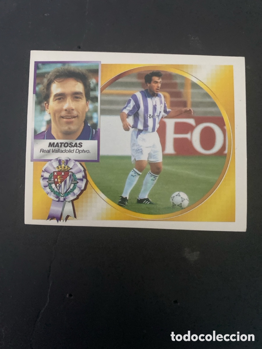 Cromos de f&uacute;tbol: Cromo liga 94/95 Real Valladolid baja nunca pegado