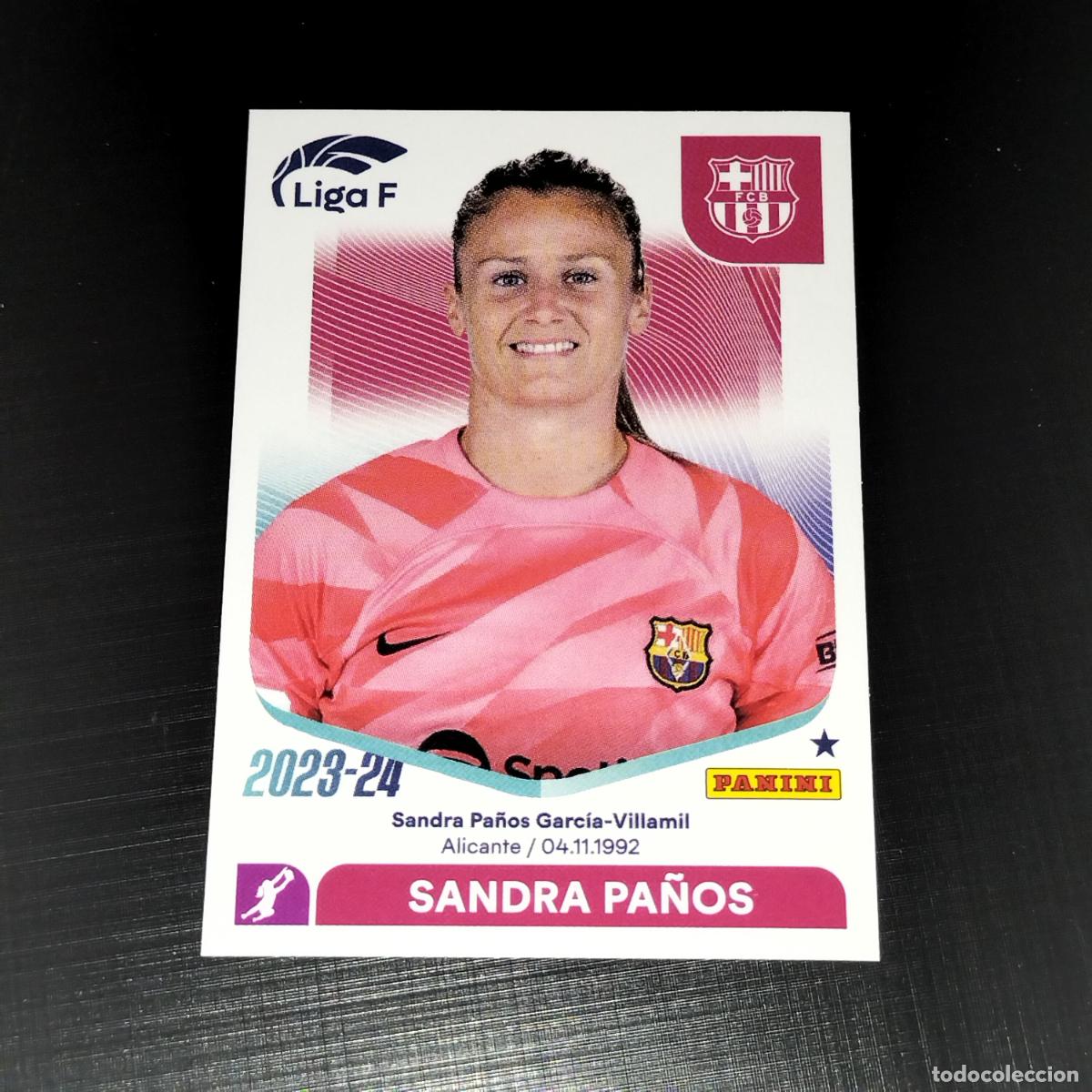 Cromos de Futebol: N&ordm; 44 SANDRA PA&Ntilde;OS FC BARCELONA CROMOS LIGA F FEMENINA PANINI 2023 2024 23 24