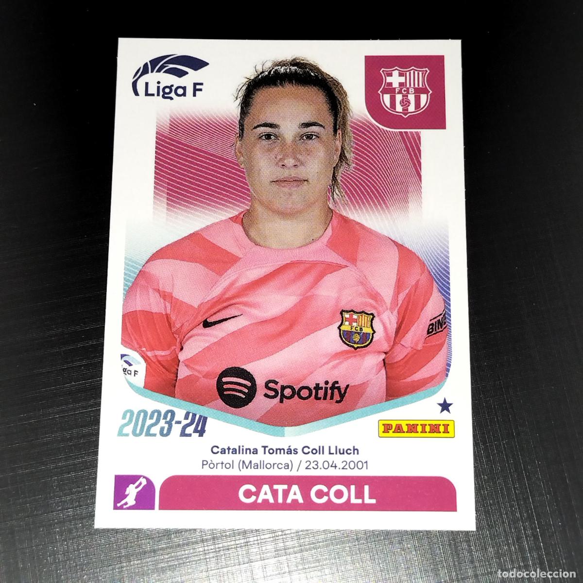 Cromos de Futebol: N&ordm; 45 CATA COLL FC BARCELONA CROMOS LIGA F FEMENINA PANINI 2023 2024 23 24