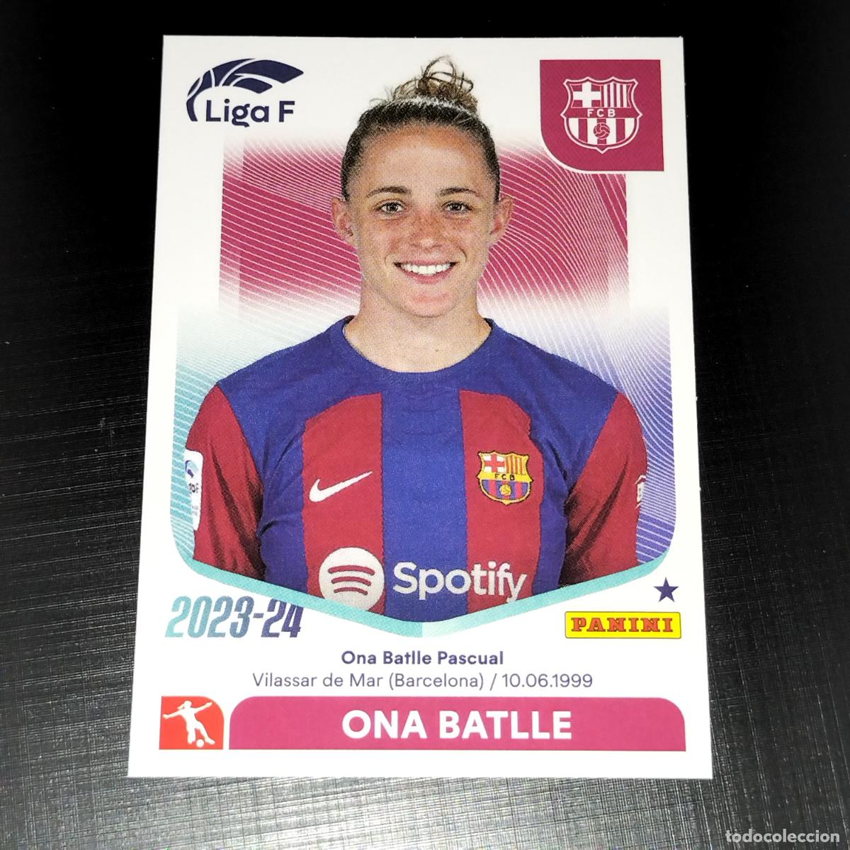 Cromos de Futebol: N&ordm; 47 ONA BATLLE FC BARCELONA CROMOS LIGA F FEMENINA PANINI 2023 2024 23 24