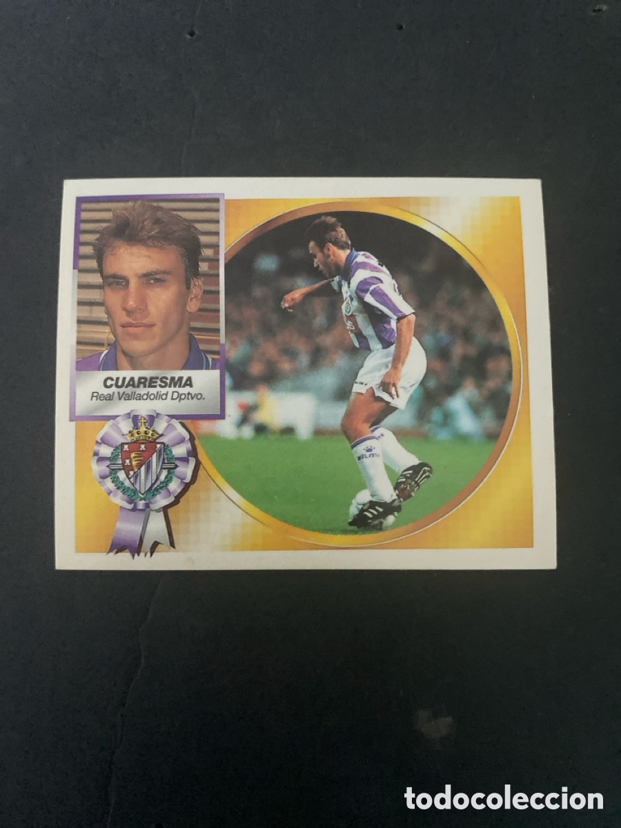 Cromos de Futebol: Cromo liga 94/95 Real Valladolid nunca pegado
