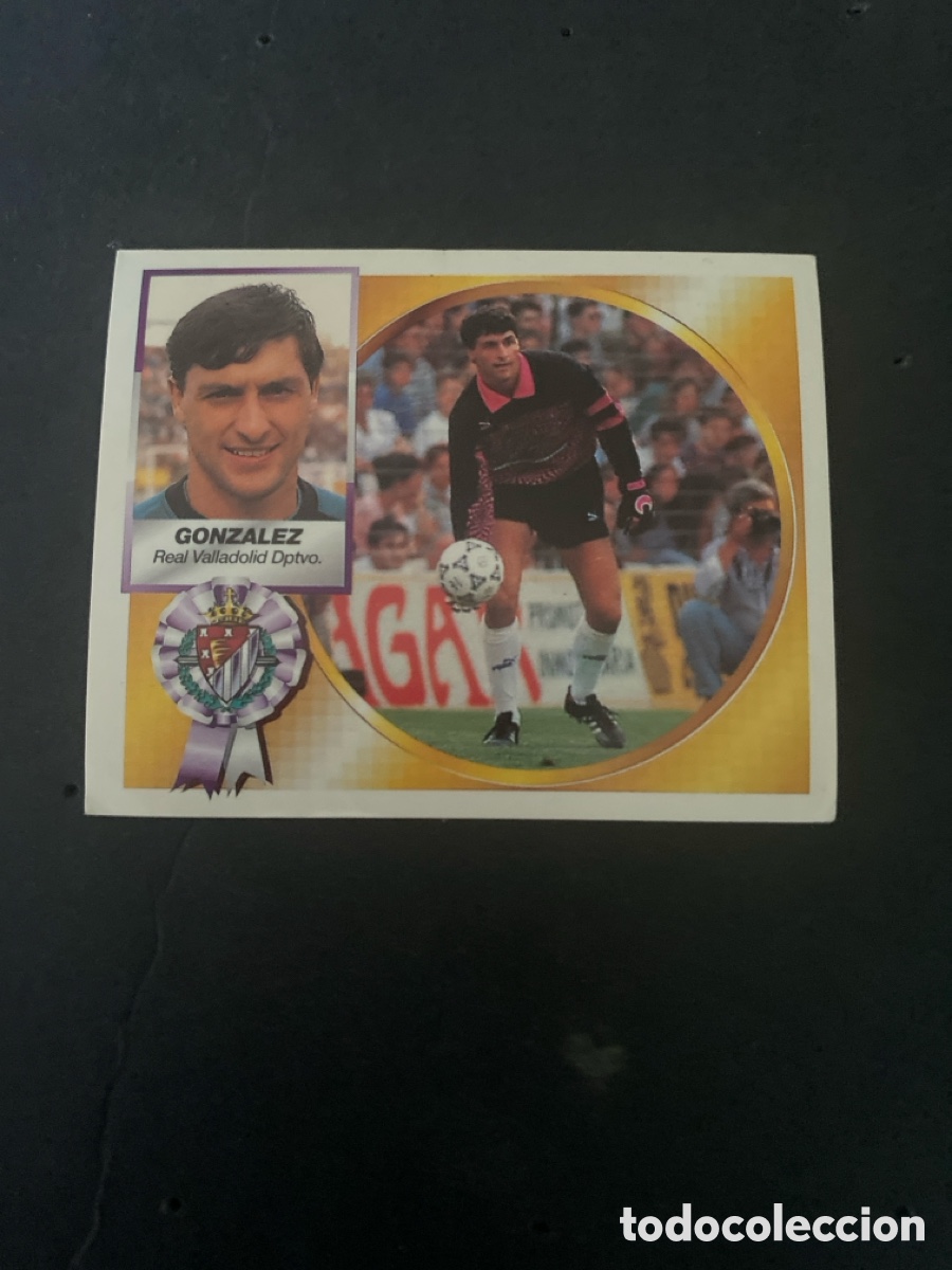 Cromos de f&uacute;tbol: Cromo liga 94/95 Real Valladolid nunca pegado