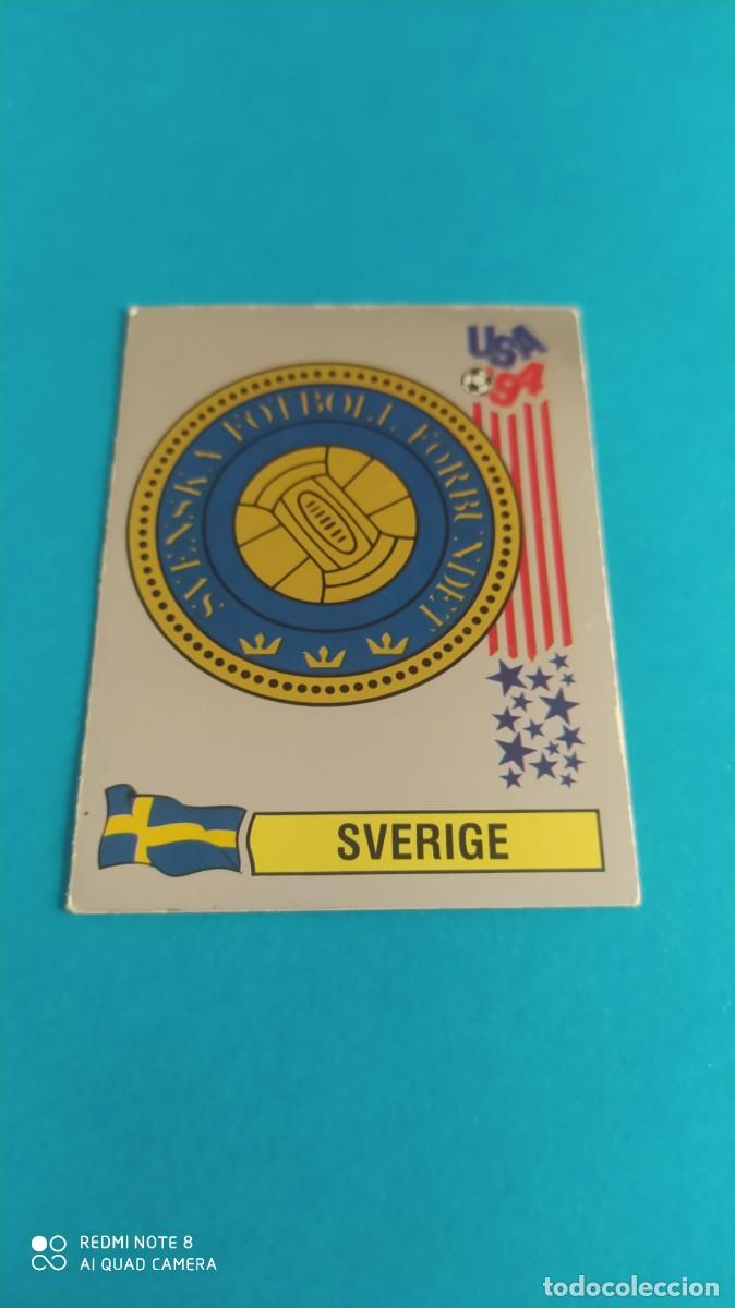 Cromos de f&uacute;tbol: SUECIA 153 ESCUDO MUNDIAL USA 94 PANINI N1