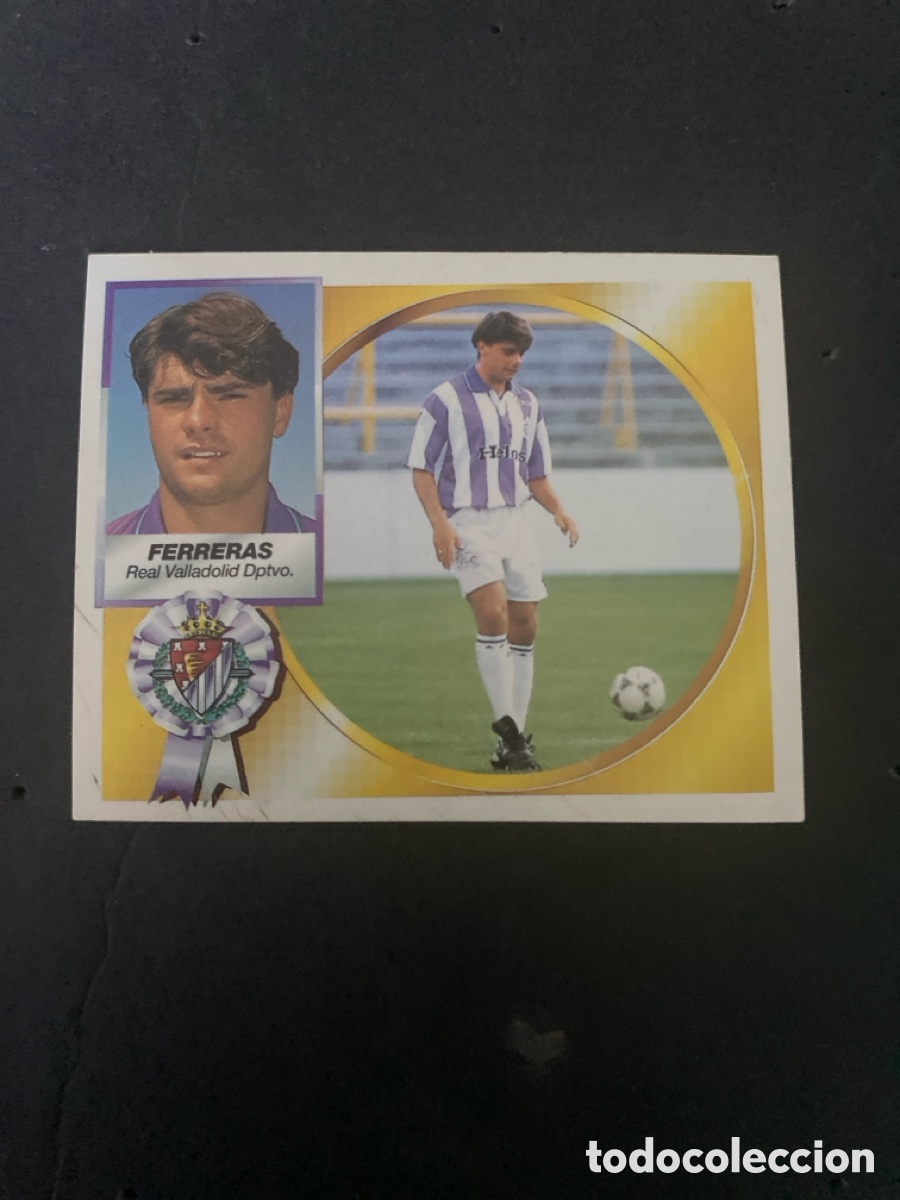Cromos de f&uacute;tbol: Cromo liga 94/95 Real Valladolid nunca pegado
