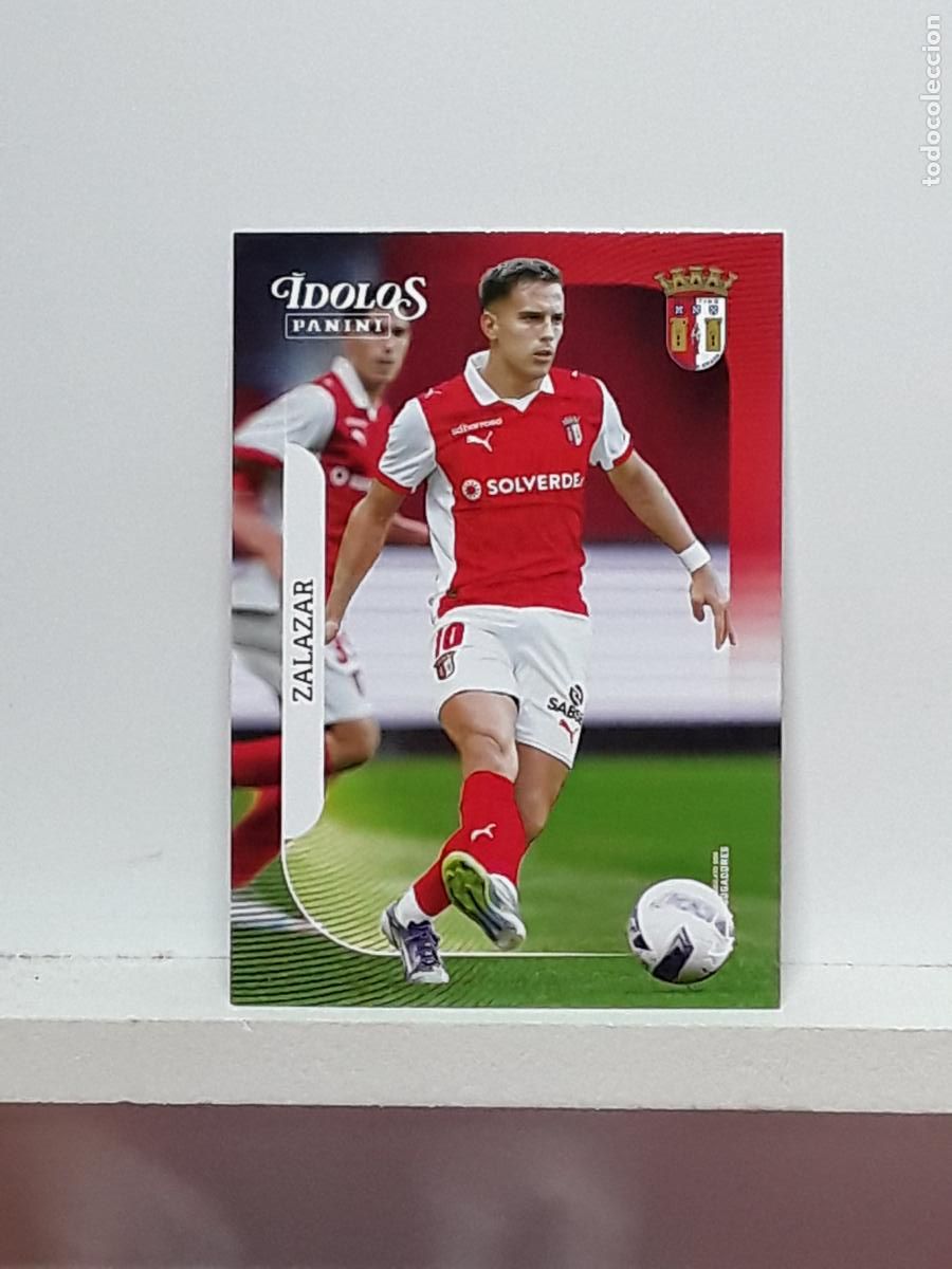 Cromos de f&uacute;tbol: PORTUGUES 2025 2026 IDOLOS 25 26 CROMO PANINI FUTEBOL N 61 BRAGA RODRIGO ZALAZAR MARTINEZ