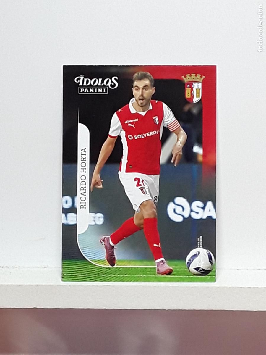 Cromos de f&uacute;tbol: PORTUGUES 2025 2026 IDOLOS 25 26 CROMO PANINI FUTEBOL N 62 BRAGA RICARDO JORGE LUZ HORTA
