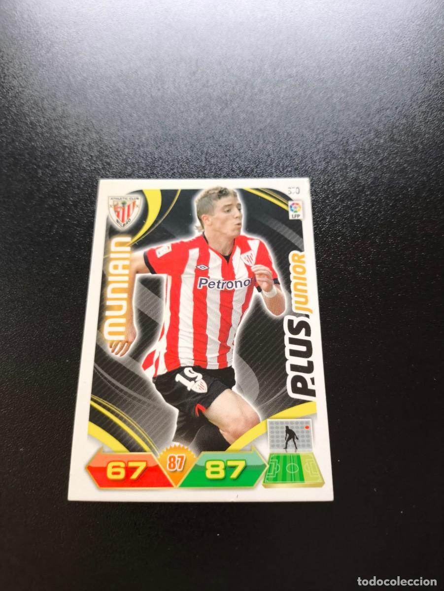 Cromos de f&uacute;tbol: 370 MUNIAIN ATHLETIC BILBAO PLUS JUNIOR ADRENALYN XL 2011 2012 11 12 PANINI CROMO CARD