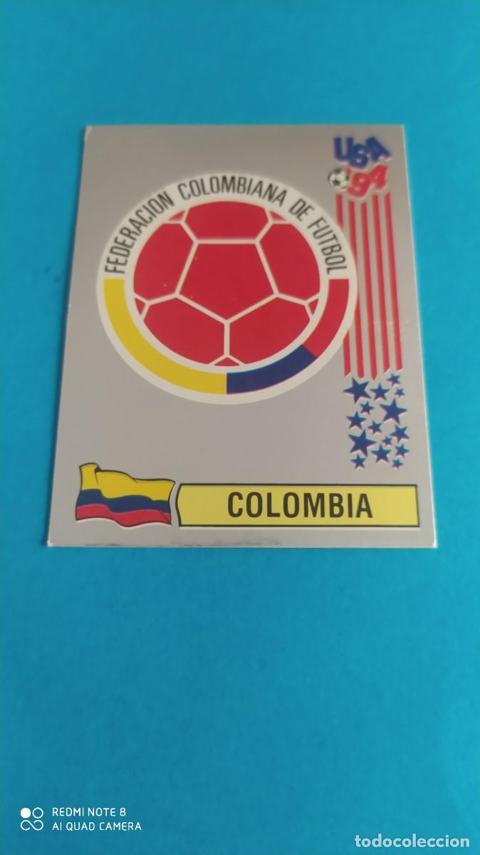 Cromos de f&uacute;tbol: COLOMBIA 58 ESCUDO MUNDIAL USA 94 PANINI N1