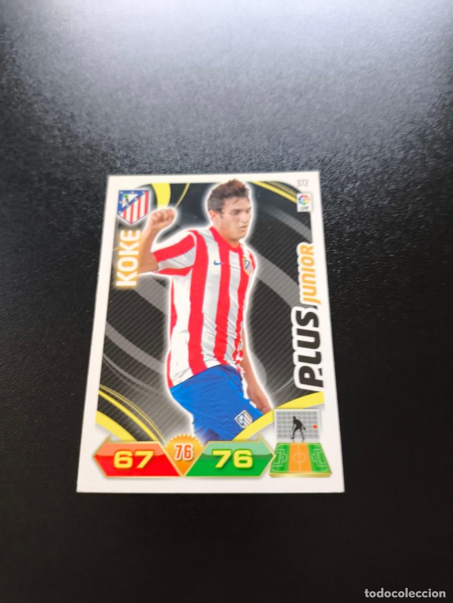 Cromos de f&uacute;tbol: CROMO FUTBOL 11 12 ADRENALYN XL PANINI LIGA 2011 2012 ATLETICO DE MADRID 372 KOKE PLUS JUNIOR