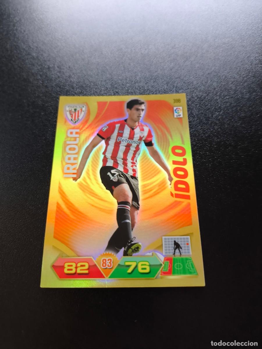 Cromos de f&uacute;tbol: IRAOLA &Iacute;DOLO 388 ATHLETIC CLUB ADRENALYN XL LA LIGA BBVA 2011 2012 PANINI 11 12