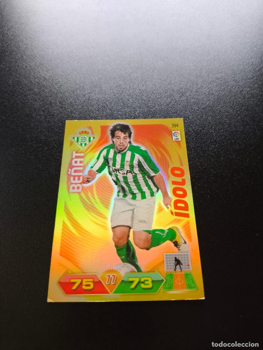 Cromos de f&uacute;tbol: 394 BE&Ntilde;AT REAL BETIS IDOLO PANINI LIGA ADRENALYN TEMPORADA 2011 2012 11 12 ALBUM NO ESTE