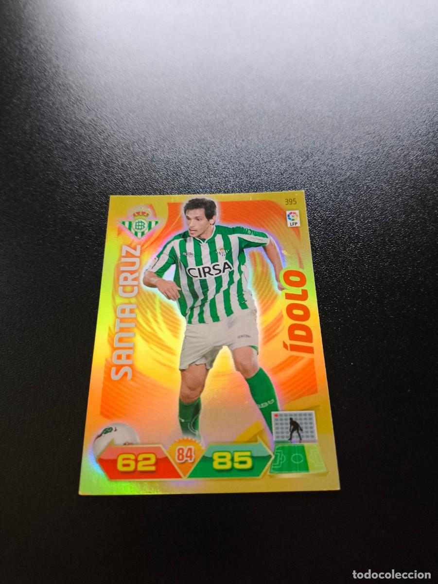 Cromos de f&uacute;tbol: 395 SANTA CRUZ REAL BETIS IDOLO PANINI LIGA ADRENALYN TEMPORADA 2011 2012 11 12 ALBUM NO ESTE