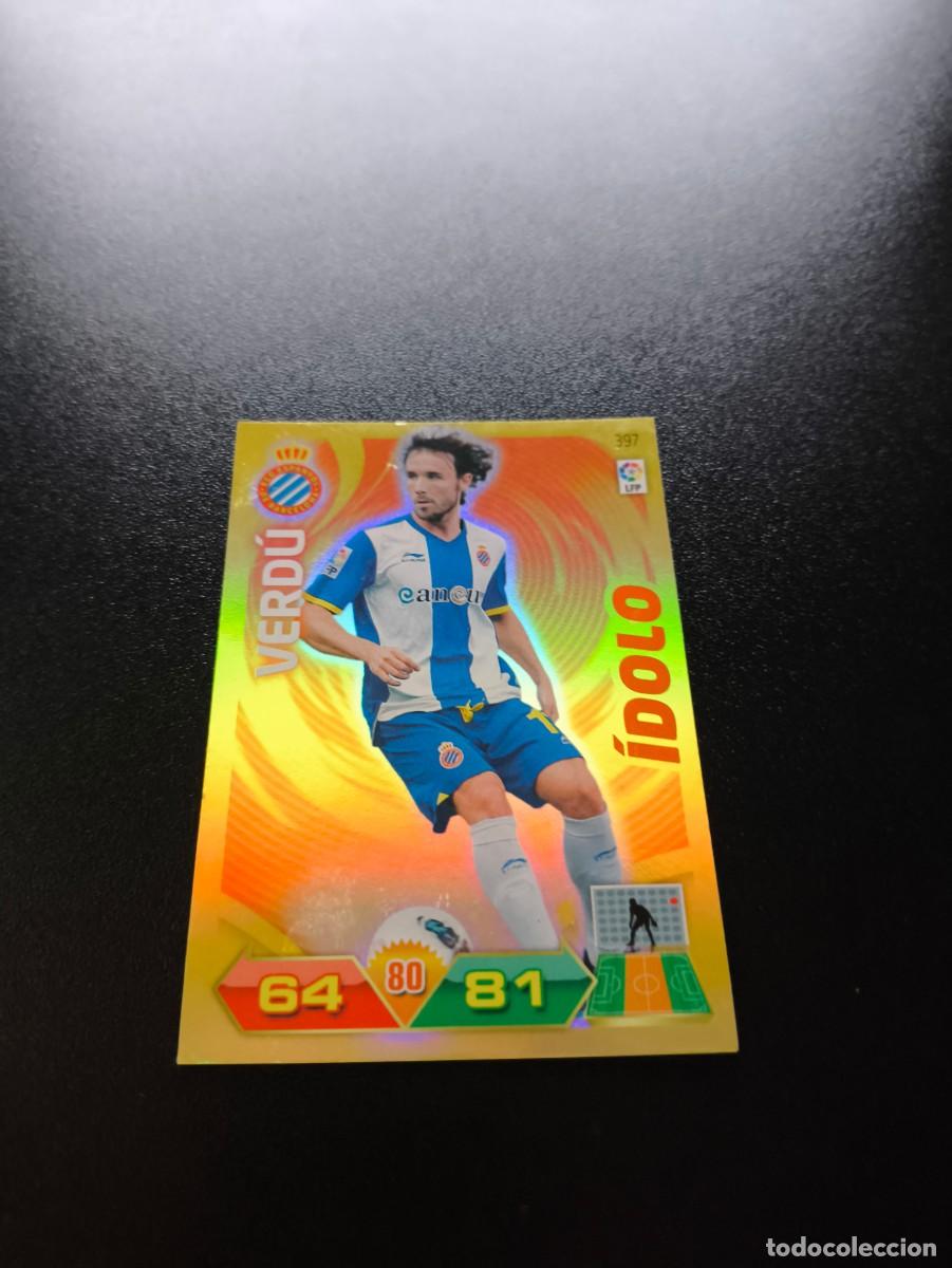 Cromos de f&uacute;tbol: 397 VERDU ESPANYOL IDOLO PANINI LIGA ADRENALYN TEMPORADA 2011 2012 11 12 ALBUM NO ESTE