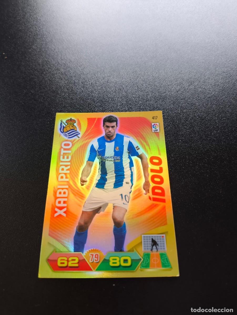 Cromos de f&uacute;tbol: 417 XABI PRIETO REAL SOCIEDAD IDOLO PANINI LIGA ADRENALYN TEMPORADA 2011 2012 11 12 ALBUM NO ESTE