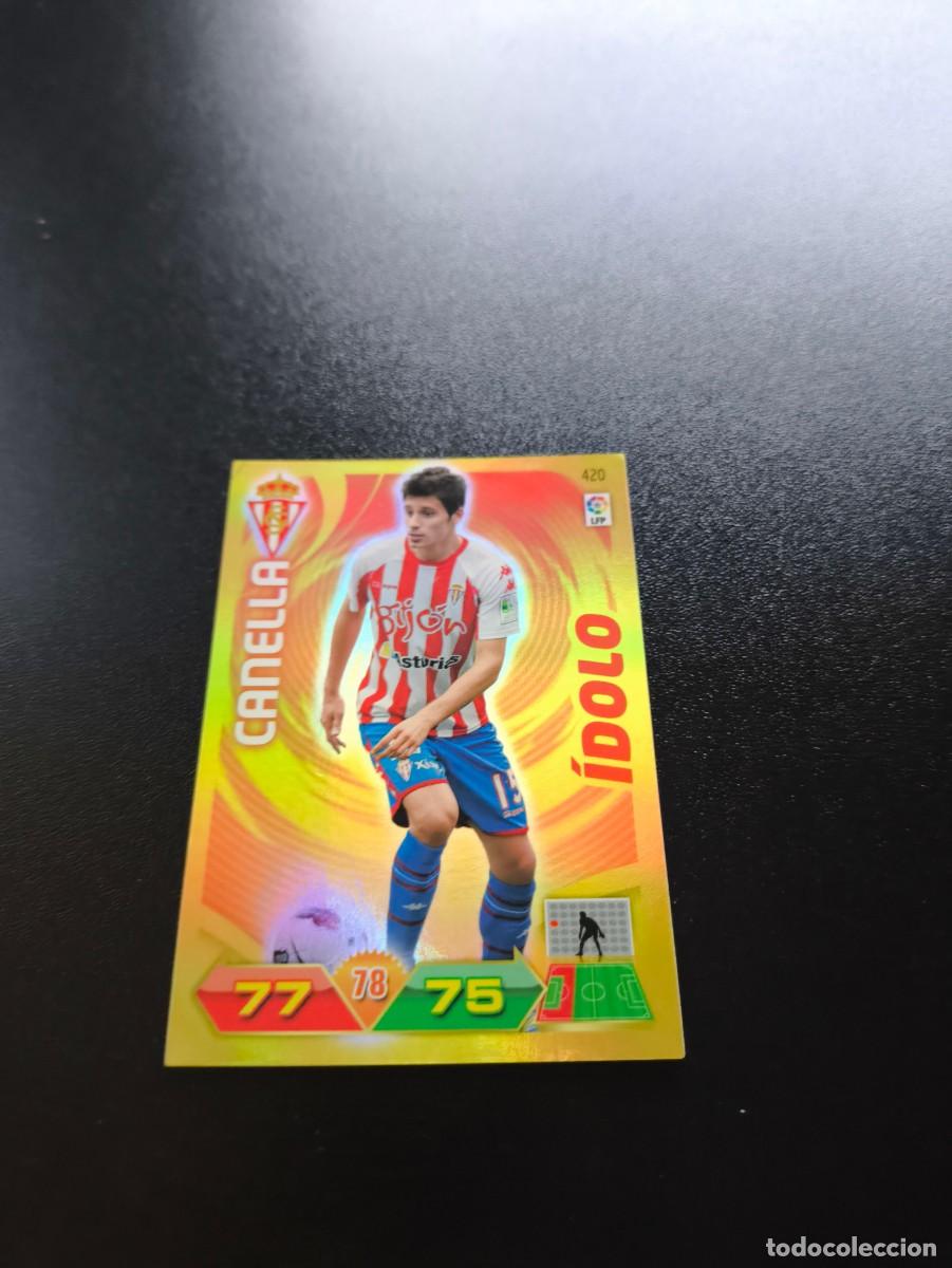 Cromos de f&uacute;tbol: 420 CANELLA SPORTING DE GIJON IDOLO PANINI LIGA ADRENALYN TEMPORADA 2011 2012 11 12 ALBUM NO ESTE
