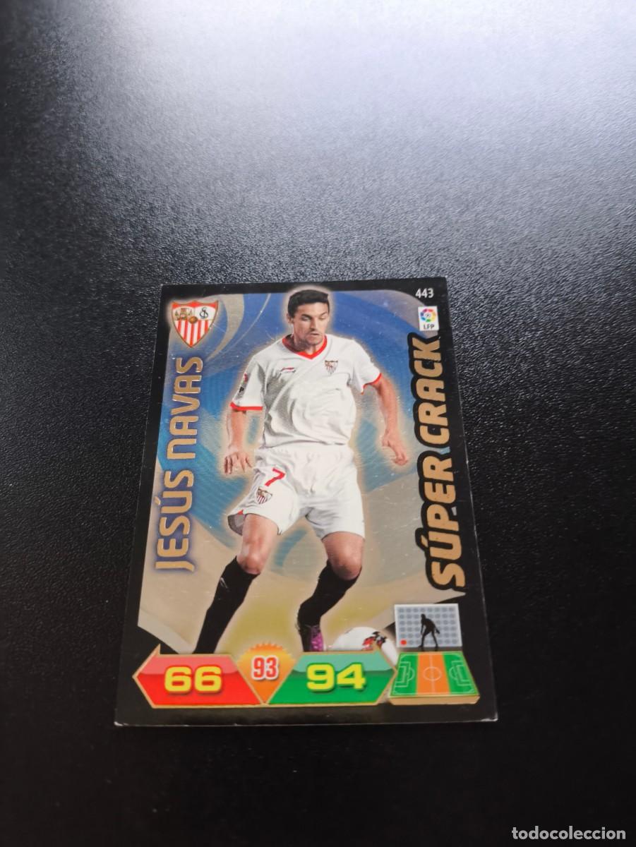Cromos de f&uacute;tbol: 443 JESUS NAVAS SEVILLA SUPER CRACK PANINI LIGA ADRENALYN TEMPORADA 2011 2012 11 12 N ESTE