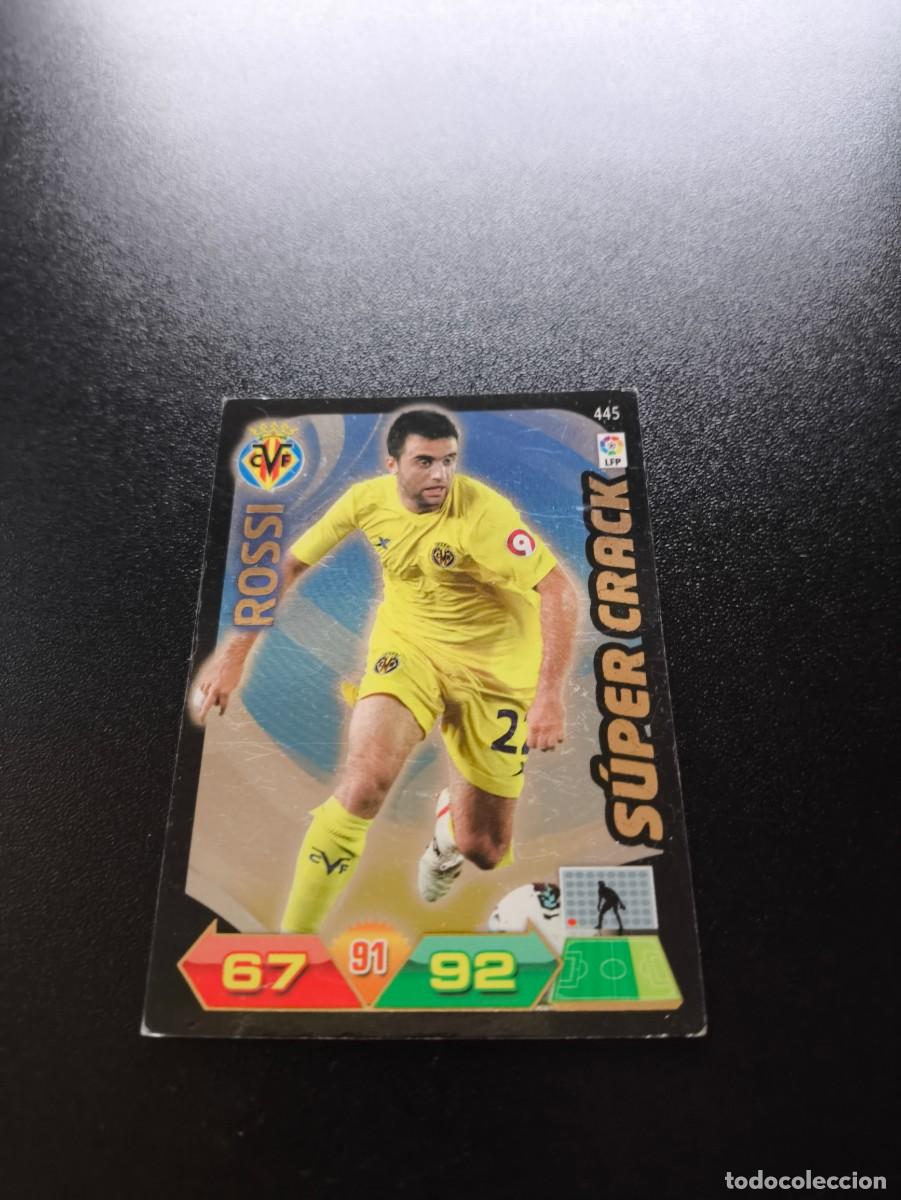 Cromos de f&uacute;tbol: 445 ROSSI VILLARREAL SUPER CRACK PANINI LIGA ADRENALYN TEMPORADA 2011 2012 11 12 N ESTE