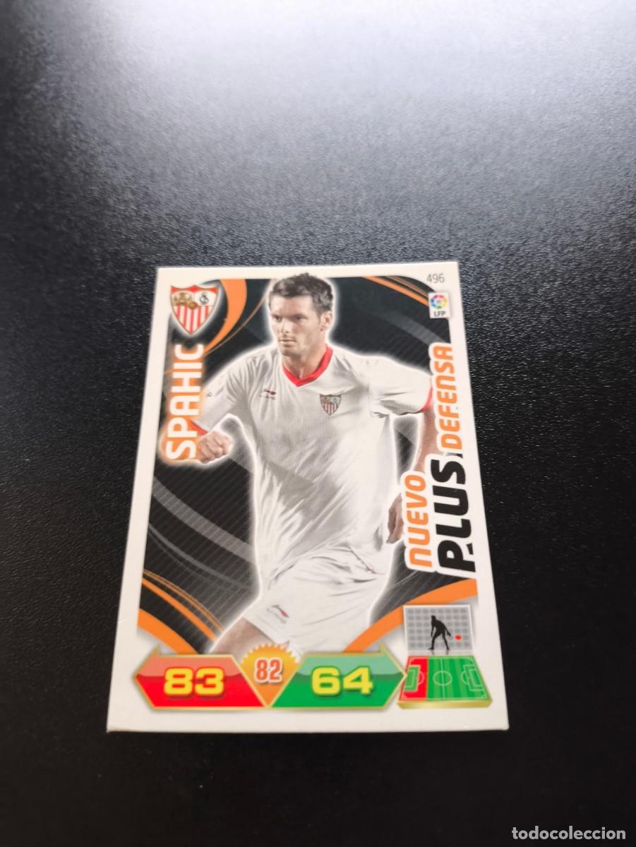 Cromos de f&uacute;tbol: 496 SPAHIC SEVILLA NUEVO PLUS DEFENSA PANINI LIGA ADRENALYN TEMPORADA 2011 2012 11 12 N ESTE