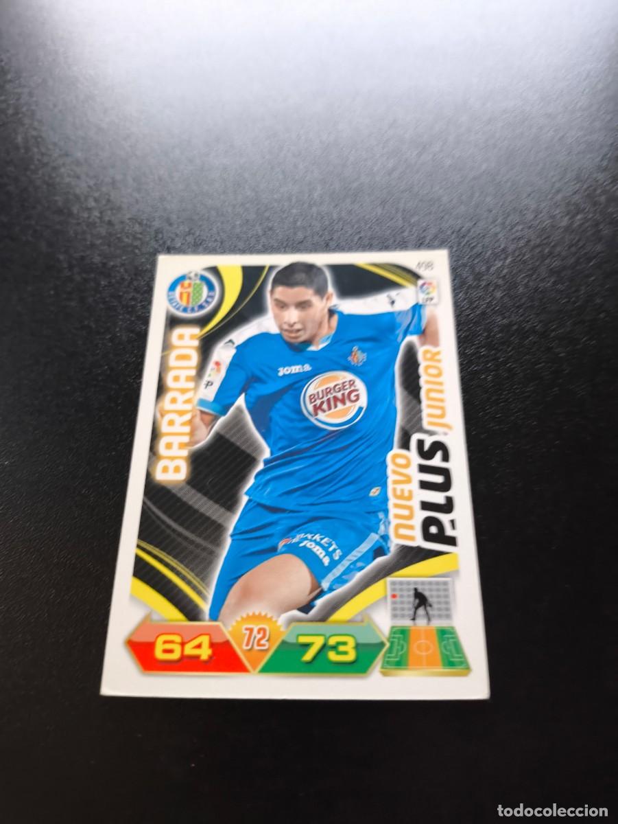 Cromos de f&uacute;tbol: 498 BARRADA GETAFE NUEVO PLUS DEFENSA PANINI LIGA ADRENALYN TEMPORADA 2011 2012 11 12 N ESTE