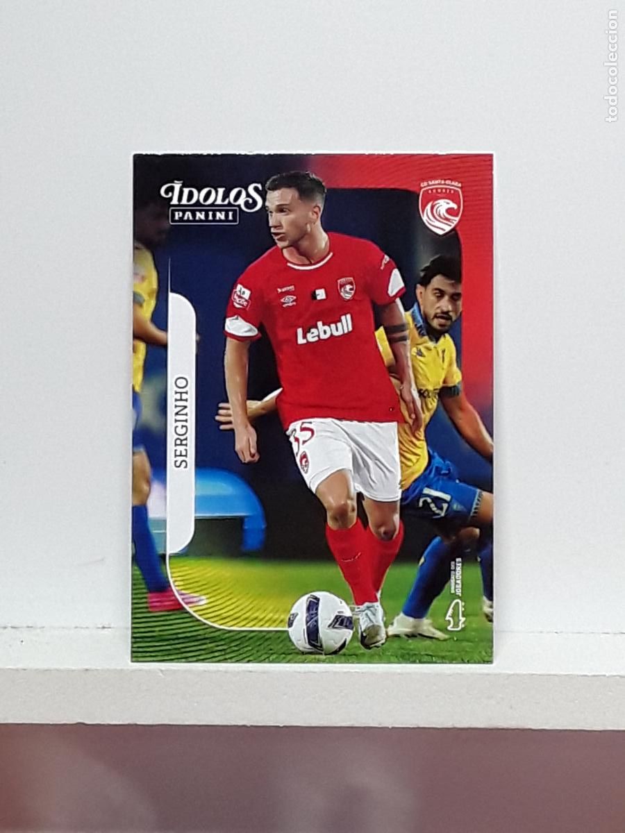 Cromos de f&uacute;tbol: PORTUGUES 2025 2026 IDOLOS 25 26 CROMO PANINI FUTEBOL N 69 SANTA CLARA SERGIO MIGUEL SERGINHO