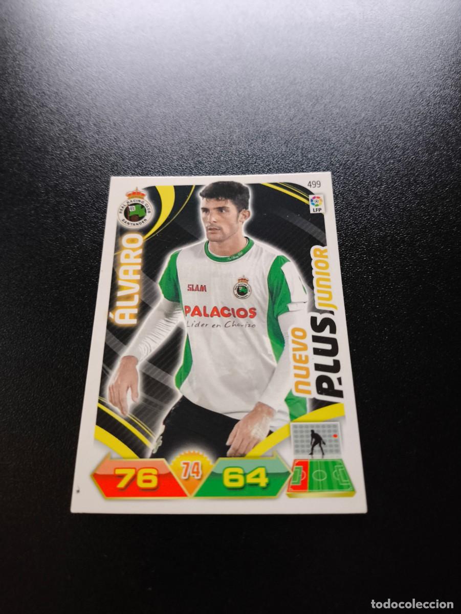 Cromos de f&uacute;tbol: 499 ALVARO RACING SANTANDER NUEVO PLUS JUNIOR PANINI LIGA ADRENALYN TEMPORADA 2011 2012 11 12 N ESTE