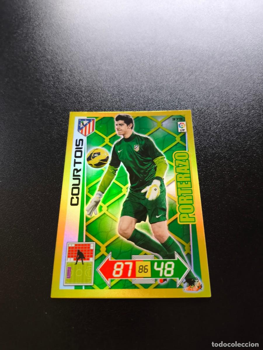 Cromos de f&uacute;tbol: 379 COURTOIS PORTERAZO ATLETICO DE MADRID PANINI LIGA ADRENALYN TEMPORADA 2012 2013 12 13 NO ESTE