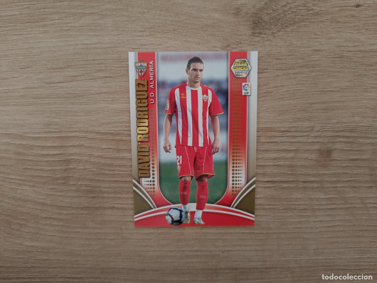 Cromos de f&uacute;tbol: CROMO DE FUTBOL PANINI DAVID RODRIGUEZ 16 ALMERIA MEGACRACKS 2009 2010 09 10 D726