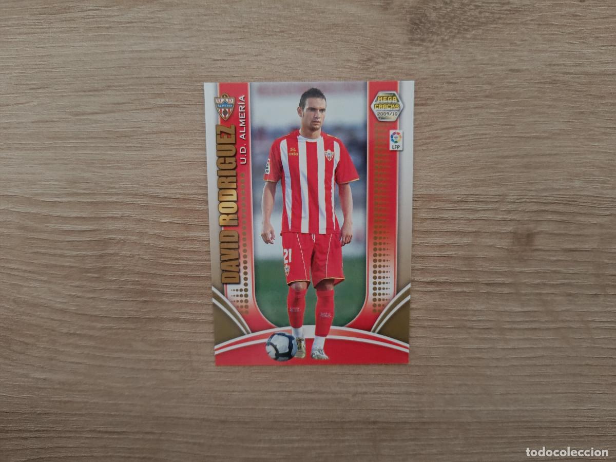 Cromos de f&uacute;tbol: CROMO DE FUTBOL PANINI DAVID RODRIGUEZ 16 ALMERIA MEGACRACKS 2009 2010 09 10 D726