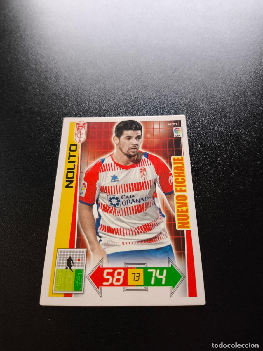 Cromos de f&uacute;tbol: 471 NOLITO GRANADA NUEVO FICHAJE PANINI LIGA ADRENALYN TEMPORADA 2012 2013 12 13 NO ESTE