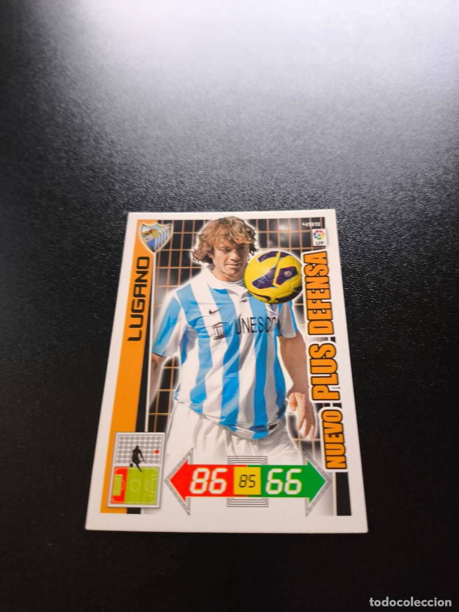 Football Stickers: 499 LUGANO MALAGA NUEVO PLUS DFENSA PANINI LIGA ADRENALYN TEMPORADA 2012 2013 12 13 NO ESTE