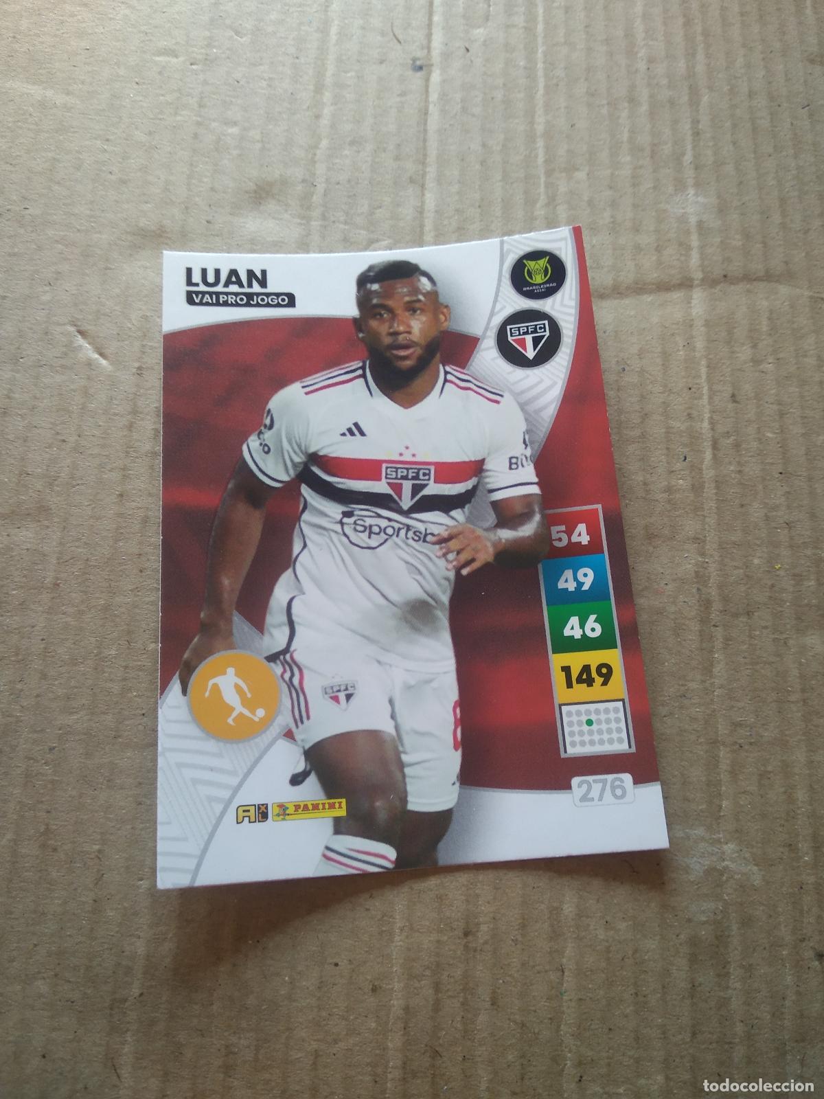 Football Stickers: 276 LUAN SAO PAULO CROMO FUTBOL PANINI ADRENALYN LIGA BRASIL 2023 BRASILEIRAO