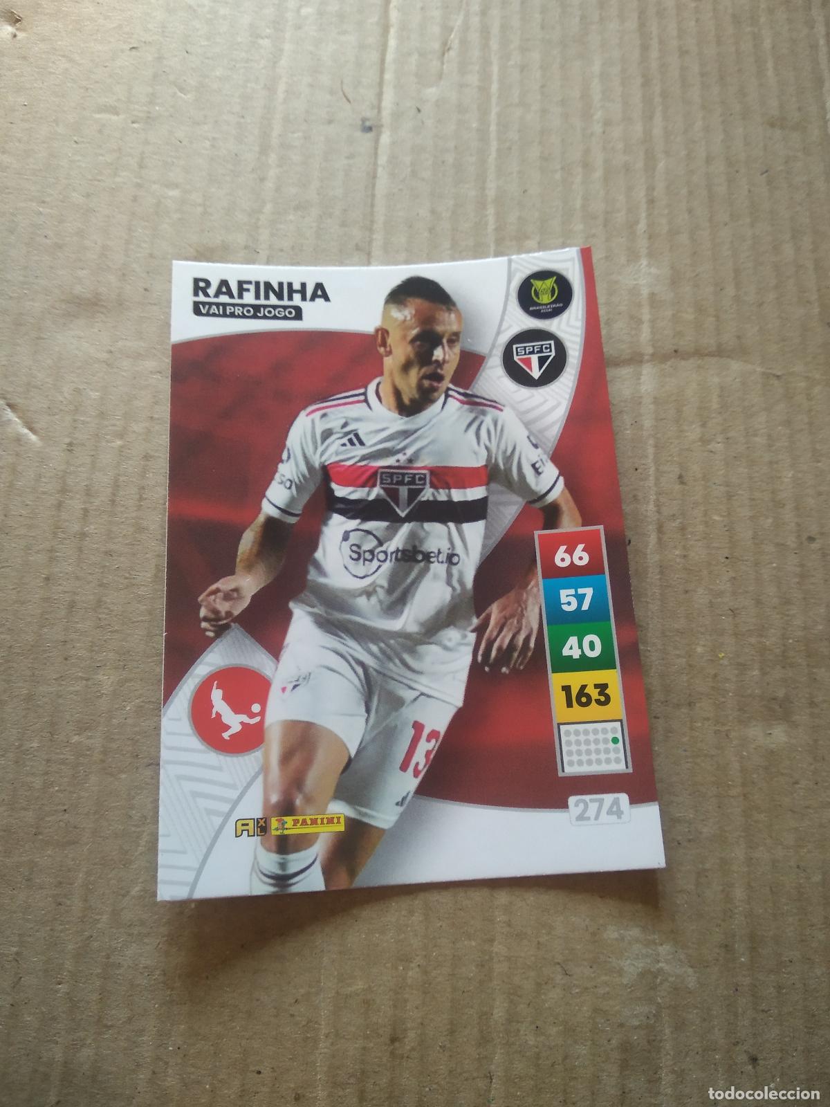 Cromos de Futebol: 274 RAFINHA SAO PAULO CROMO FUTBOL PANINI ADRENALYN LIGA BRASIL 2023 BRASILEIRAO