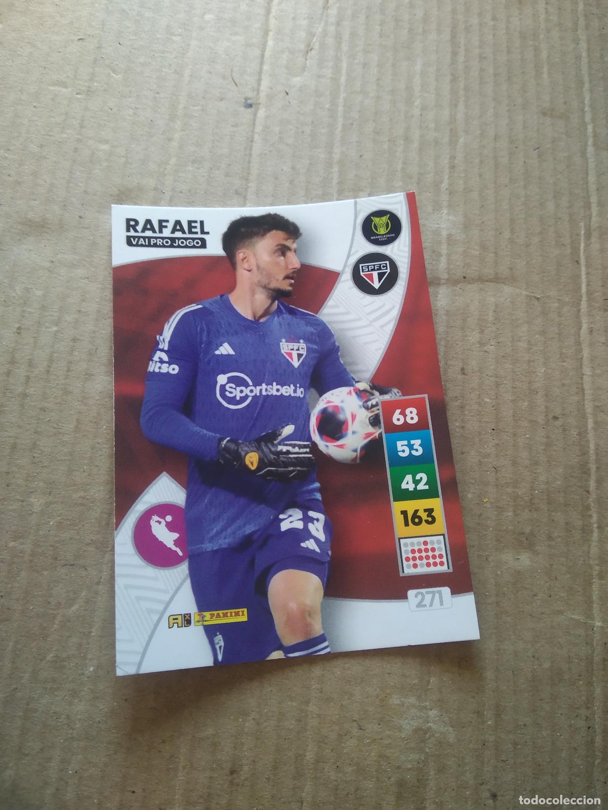 Cromos de Futebol: 271 RAFAEL SAO PAULO CROMO FUTBOL PANINI ADRENALYN LIGA BRASIL 2023 BRASILEIRAO