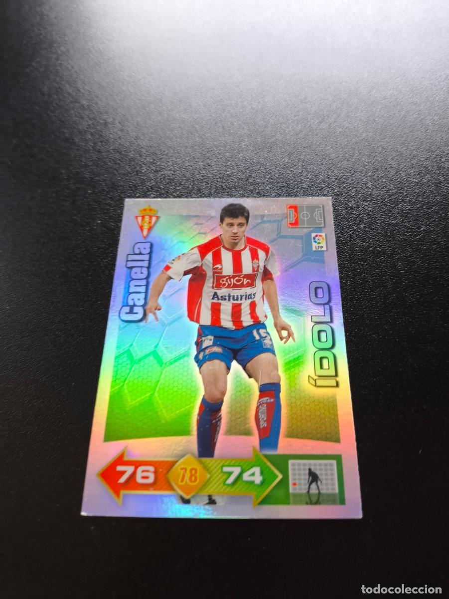 Cromos de f&uacute;tbol: CANELLA SPORTING DE GIJON IDOLO PANINI LIGA ADRENALYN TEMPORADA 2010 2011 10 11 NO ESTE