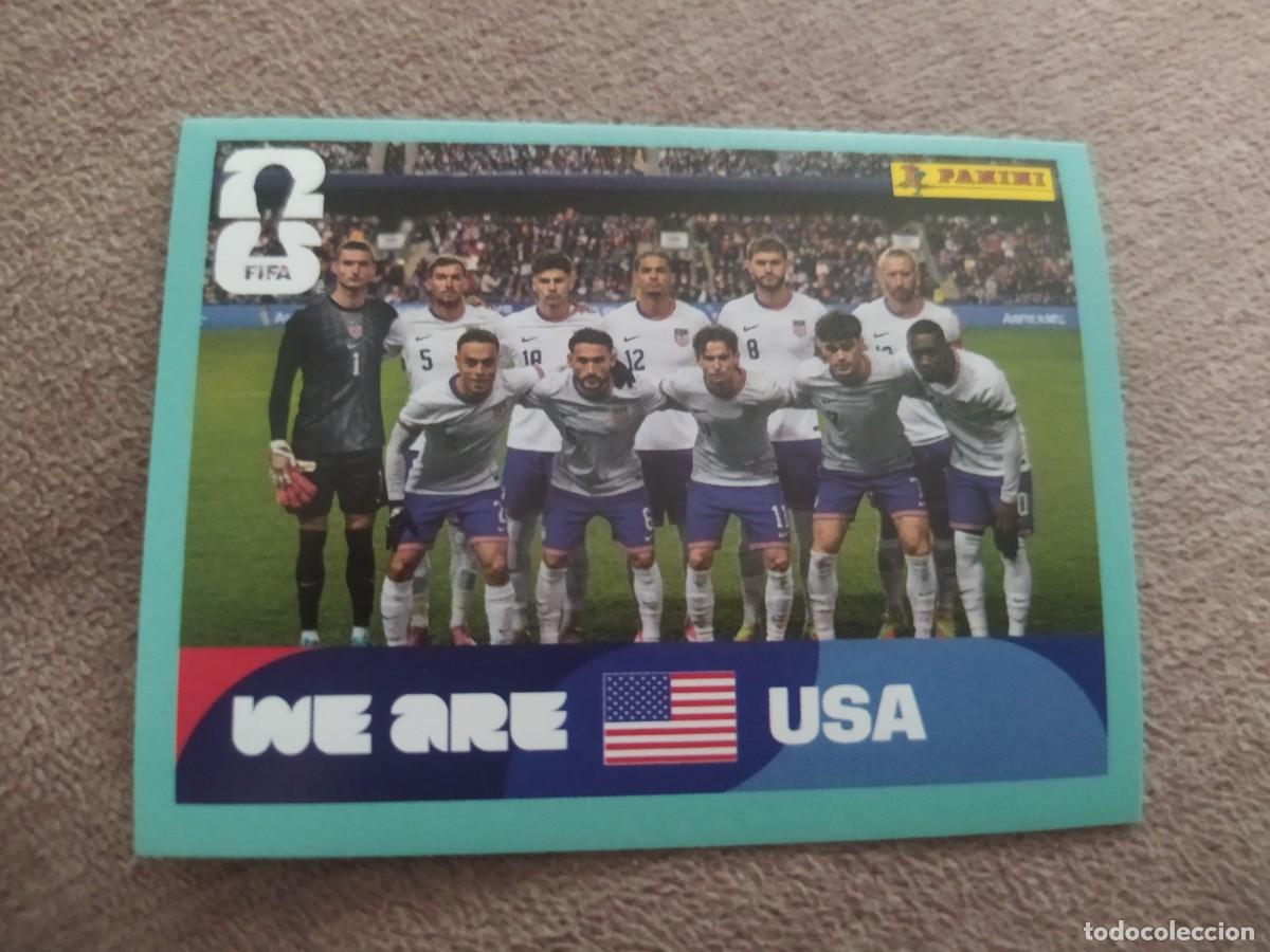 Cromos de f&uacute;tbol: USA 13 EQUIPO Estados Unidos mundial 2026 panini