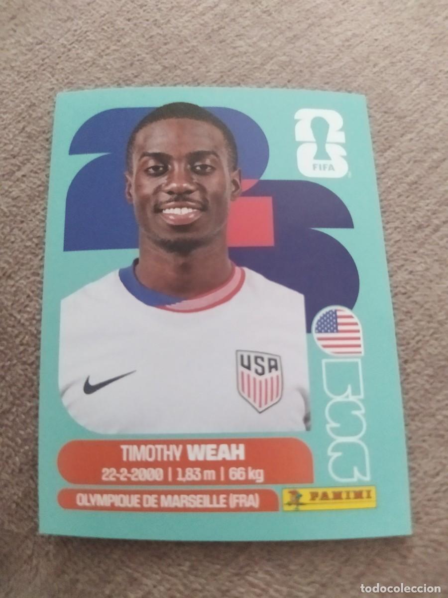 Cromos de f&uacute;tbol: USA 12 Timothy WEAH Estados Unidos mundial 2026 panini
